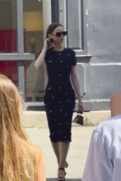 Lily Collins Filming "Emily in Paris" Season 5