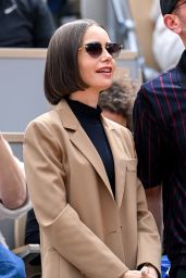 Lily Collins French Open Roland Garros Paris 06.08.2025