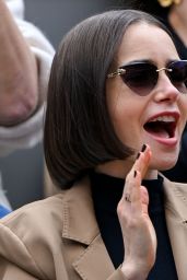 Lily Collins French Open Roland Garros Paris 06.08.2025