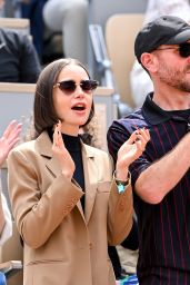 Lily Collins French Open Roland Garros Paris 06.08.2025