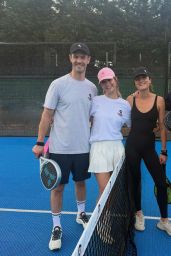 Lily James Aces Sporty Chic for Connect Padel UK 2025