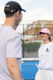 Lily James Aces Sporty Chic for Connect Padel UK 2025