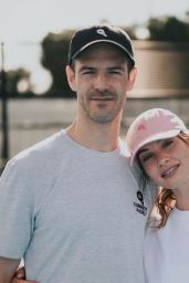 Lily James Aces Sporty Chic for Connect Padel UK 2025