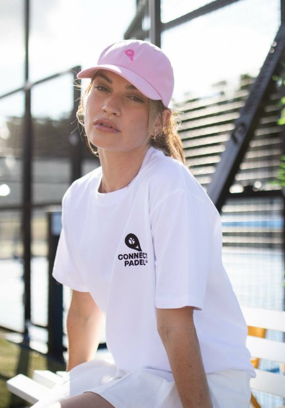Lily James Aces Sporty Chic for Connect Padel UK 2025