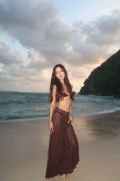 Lily Macapinlac Embodies Ocean Serenity in Minimalist Swim