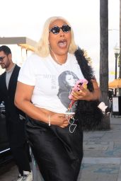 Lizzo Dines in West Hollywood, Honors Janet Jackson