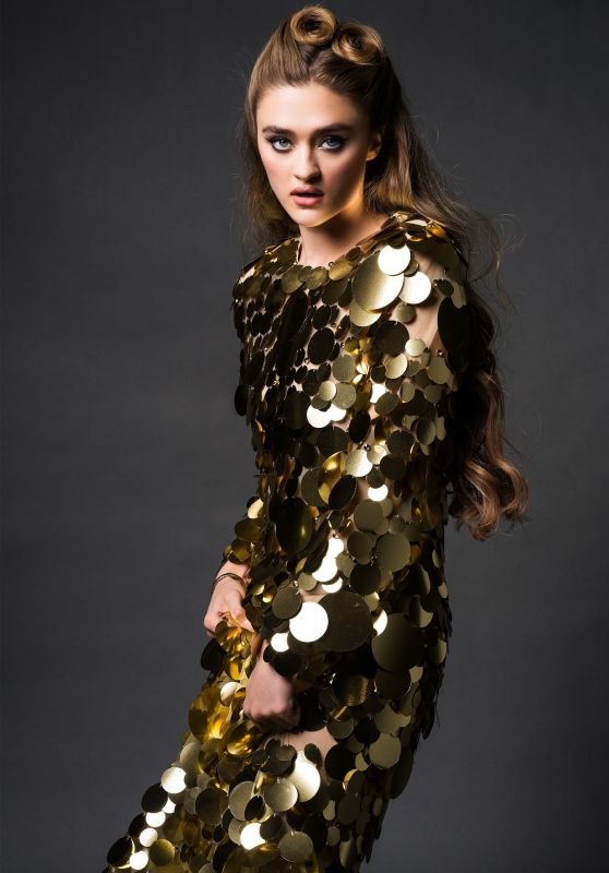 Lizzy Greene Debuts Golden Glamour for Nineteen92 Fashion