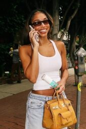 Lori Harvey's Casual Chic in West Hollywood