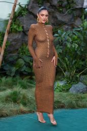 Luna Blaise Debuts Mesh Vision at Jurassic World Premiere