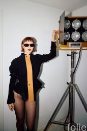 María Romanillos Unveils Edgy Editorial for Folie