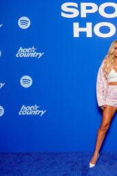 Megan Moroney Debuts Gingham Glamour at Spotify House