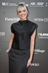 Micaela Ramazzotti Elevates Modern Minimalism at Filming Italy 2025
