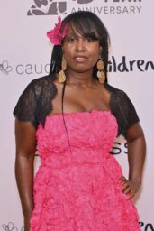 Michelle Gayle Charms in Rosy Pink at London's Butterfly Ball