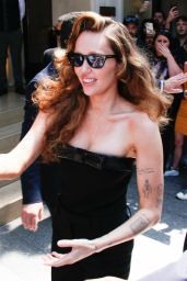 Miley Cyrus Exudes Sleek Edge in Paris Exit June 2025