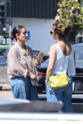 Minka Kelly, Khatira Rafiqzada lunch at All Time Los Angeles