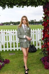 Natalia Dyer's Preppy Twist at Cartier Polo