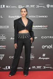 Nathalie Emmanuel - Filming Italy 2025 Red Carpet