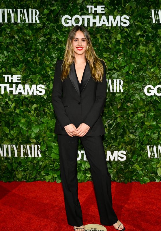 Nell Verlaque Rocks Suit at Gotham TV Awards