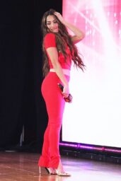 Nikki Bella Electrifies Fanatics Fest NYC in Bold Crimson