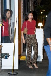 Olivia Rodrigo Chloé Leopard Print NYC 2025