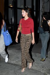 Olivia Rodrigo Chloé Leopard Print NYC 2025