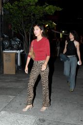 Olivia Rodrigo Chloé Leopard Print NYC 2025