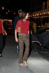 Olivia Rodrigo Chloé Leopard Print NYC 2025