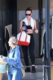 Olivia Wilde Gym Look Los Angeles June 2025