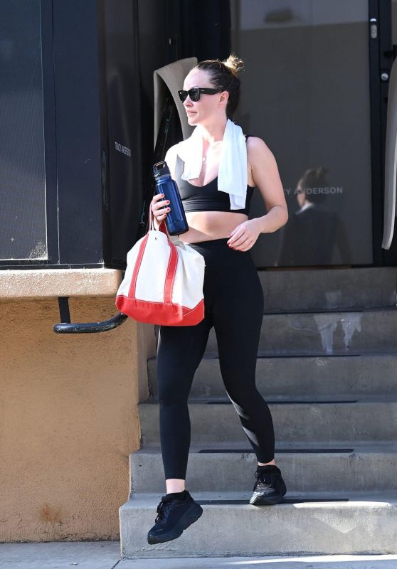 Olivia Wilde Gym Look Los Angeles June 2025