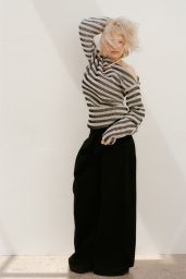 Pamela Anderson Unveils Grecian Minimalism for UK Bazaar 2025