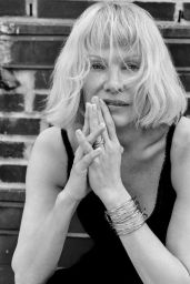 Pamela Anderson Unveils Grecian Minimalism for UK Bazaar 2025