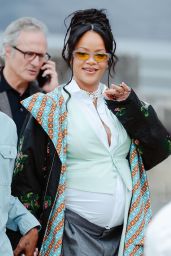 Rihanna & A$AP Rocky Front Row at Dior Homme Show