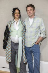 Rihanna & A$AP Rocky Front Row at Dior Homme Show