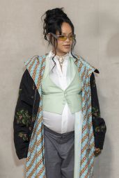 Rihanna & A$AP Rocky Front Row at Dior Homme Show