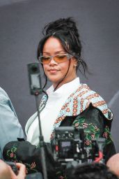 Rihanna & A$AP Rocky Front Row at Dior Homme Show