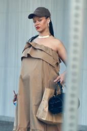Rihanna Channels Boho-Chic at FatBurger in Los Angeles