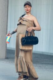 Rihanna Channels Boho-Chic at FatBurger in Los Angeles