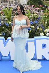 Rihanna Debuts "Smurfette Chic" in Brussels