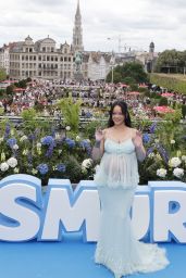 Rihanna Debuts "Smurfette Chic" in Brussels