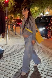 Rihanna Steps Out for Paris Family Dinner