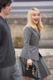 Sabrina Carpenter Charms at Dior Menswear Show