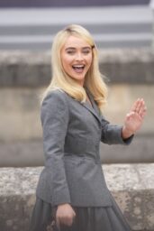 Sabrina Carpenter Charms at Dior Menswear Show