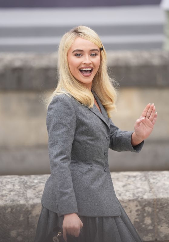 Sabrina Carpenter Charms at Dior Menswear Show