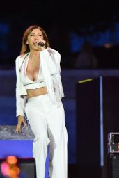 Sabrina Salerno commands "Tim Summer Hits" in Rome