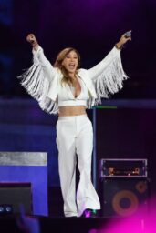 Sabrina Salerno commands "Tim Summer Hits" in Rome