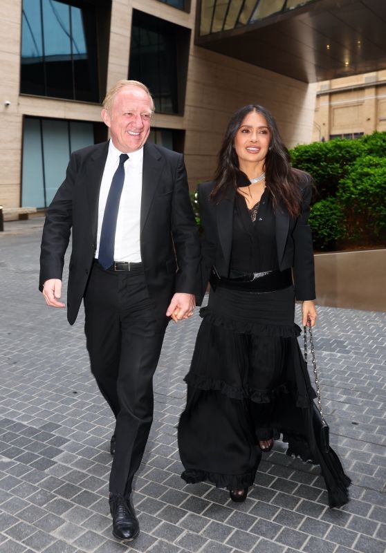 Salma Hayek, Francois-Henri Pinault attend private birthday dinner