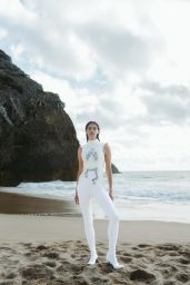 Sara Sampaio Unveils Coastal Couture for Vogue Portugal
