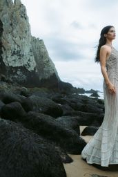 Sara Sampaio Unveils Coastal Couture for Vogue Portugal
