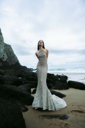 Sara Sampaio Unveils Coastal Couture for Vogue Portugal