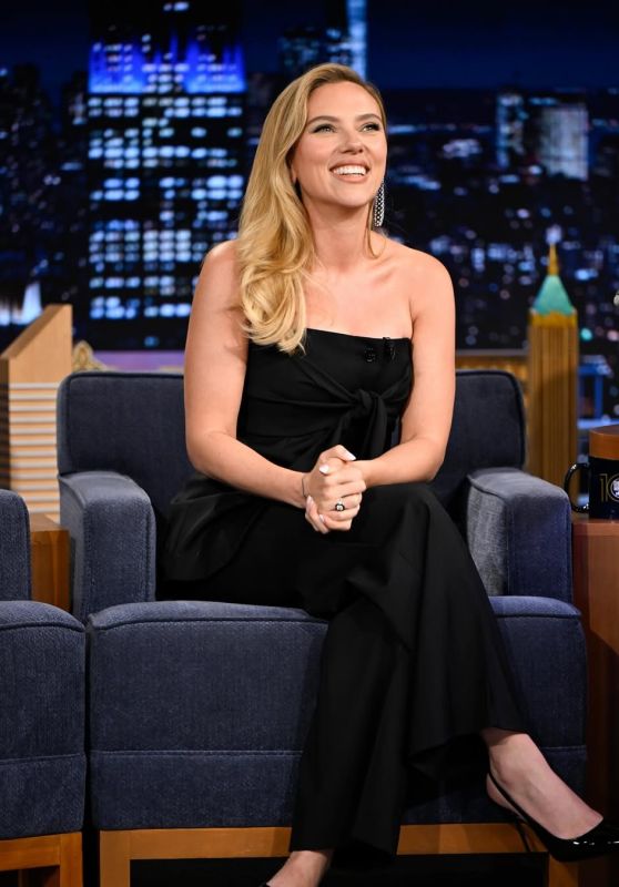 Scarlett Johansson Dazzles on The Tonight Show with Jimmy Fallon